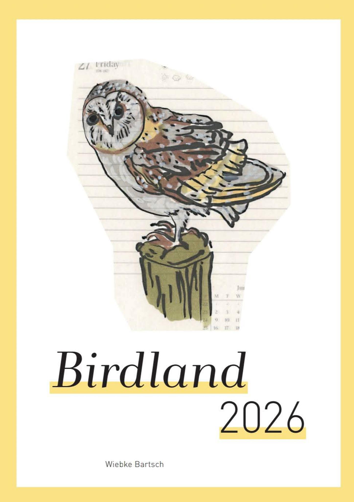 wiebke bartsch kalender 2025 birdland